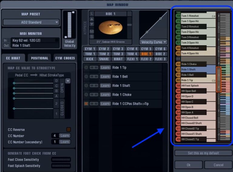 logic drummer midi map for addictive drums logic drummer midi map for addictive drums