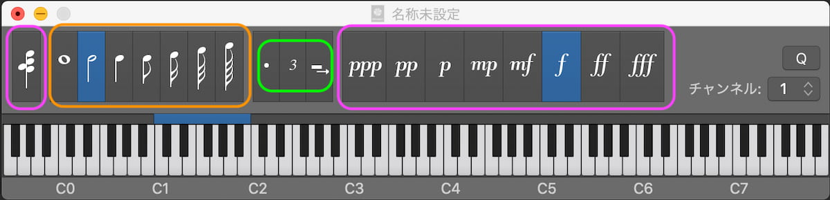 キーステップの説明